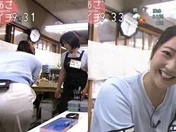 ◆岩崎果歩アナ｜白パン前屈みお尻生中継！あさイチ 変態の宴Ⅱ