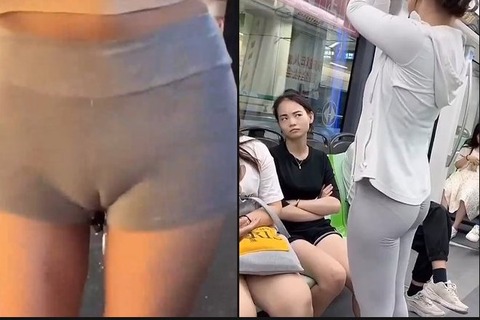 ◆【割れ目】アジア人女子に流行りの”マ〇コ見えすぎるエロパンツ”←これ履いて街中に出た結果wwww動画あり 変態の宴Ⅱ