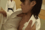 ◆【gif】柔道女子、おっぱいが見えてしまう 変態の宴Ⅱ