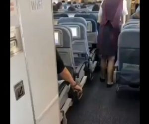 ◆【動画】飛行機でCAのスカートの中を盗撮する男が捕まる 変態の宴Ⅱ