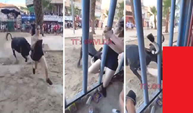 ◆【衝撃映像】牛追い祭りでイキった女の子、マ○コが3倍に広がってしまう・・・ 変態の宴Ⅱ