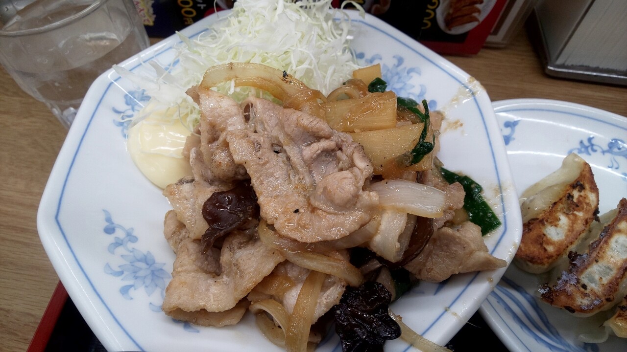 福しん しょうが焼き定食餃子セット 定食グルメ 米の加速が止まらない 福しん しょうが焼き定食餃子セット 定食グルメ 米の加速が止まらない