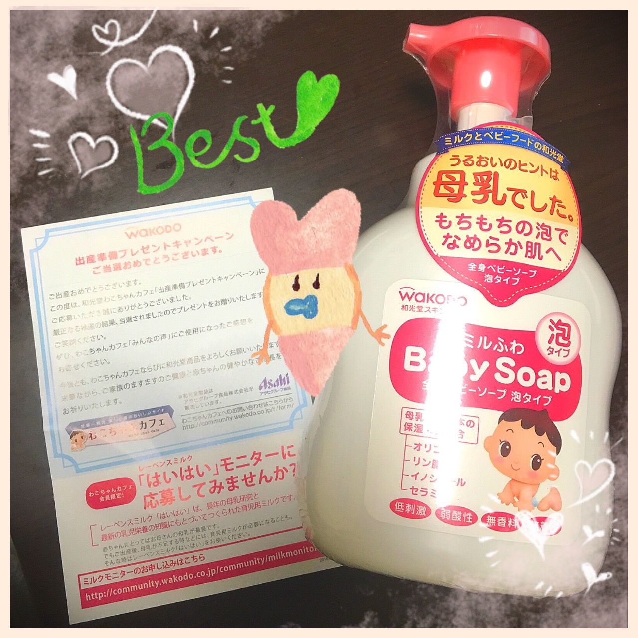 わこちゃんカフェ 出産準備プレゼント当選 ずぼら ずぼりり ずぼるれろ