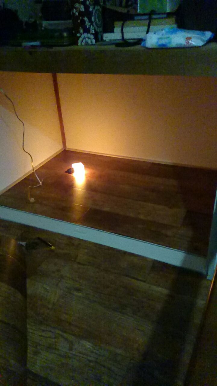 押入れ フローリングシートとツーバイ棚 へれ子の家