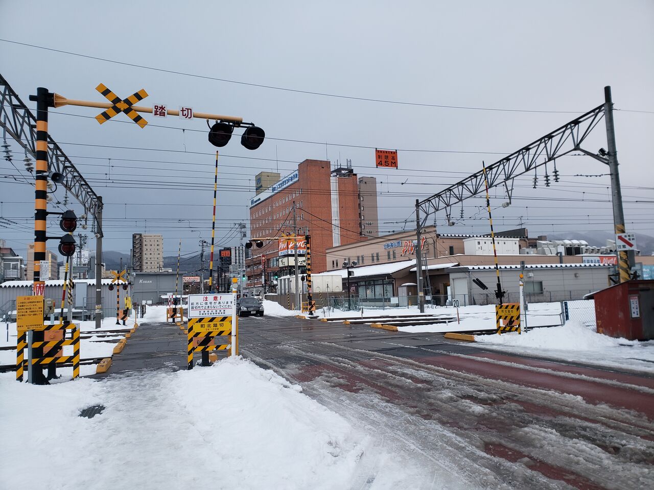 JR只見線]町北踏切（0k126m） : 北海道踏切調査室（HBC）