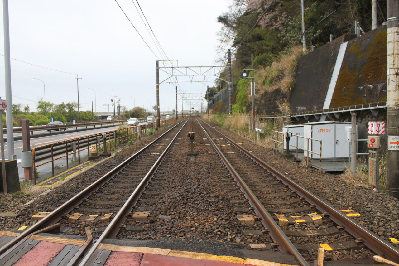 JR東海道線（JR東海区間）]倉沢踏切（160k288m） : 北海道踏切