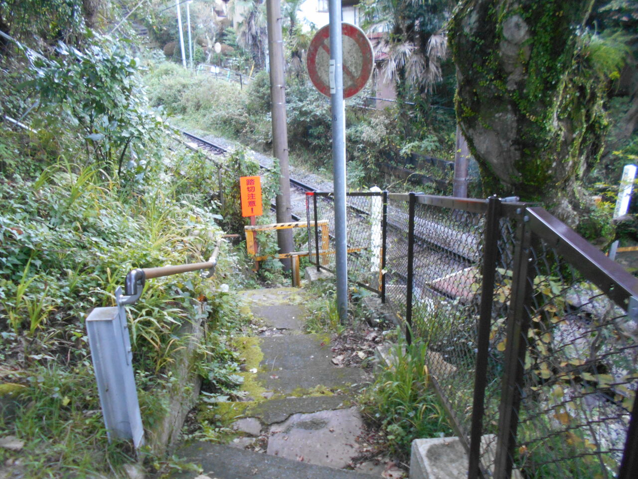 箱根登山鉄道線]大平台隧道前踏切（10k683m） : 北海道踏切調査室（HBC）