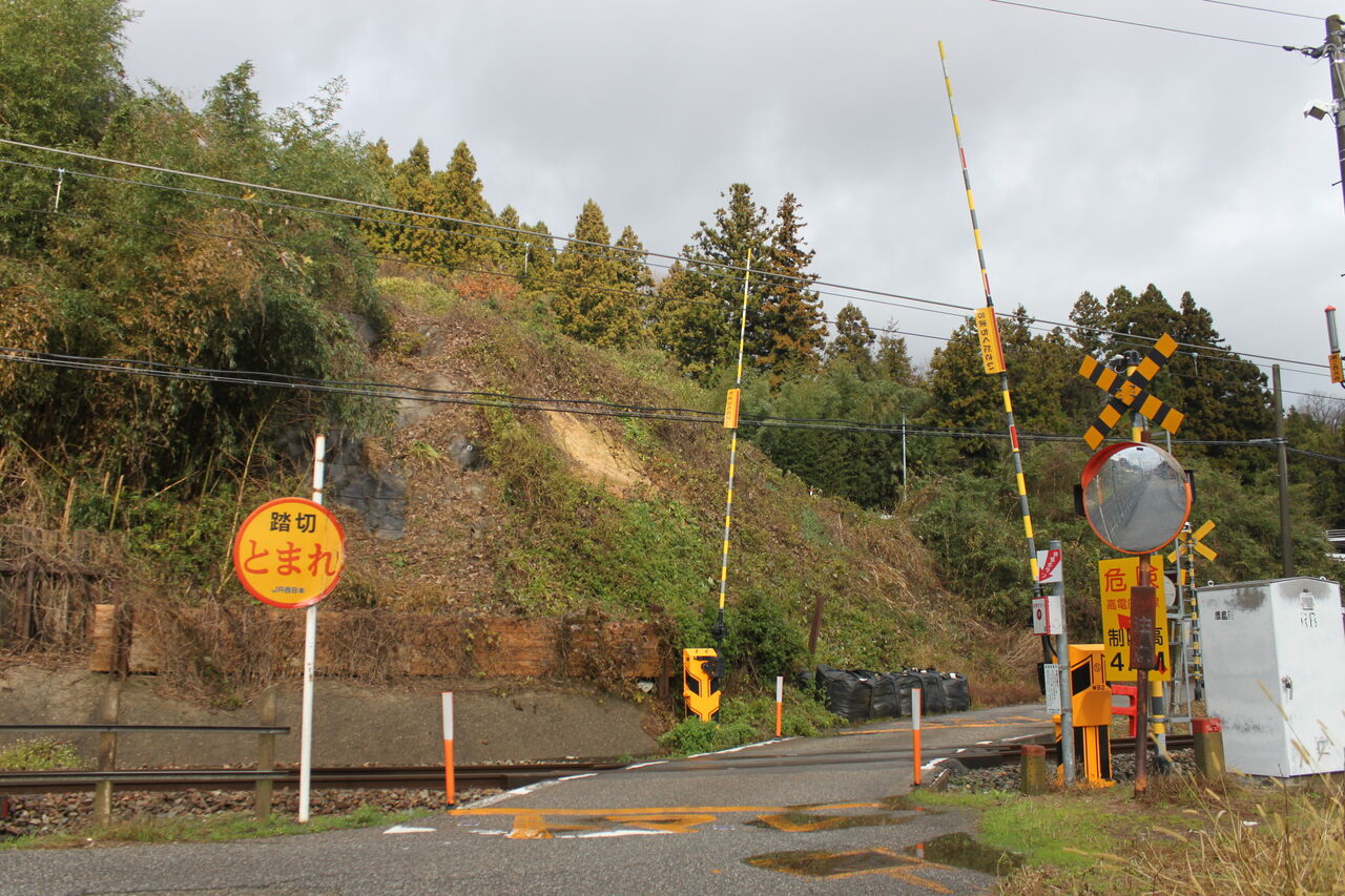 JR七尾線]鹿島路踏切（34k048m） : 北海道踏切調査室（HBC）