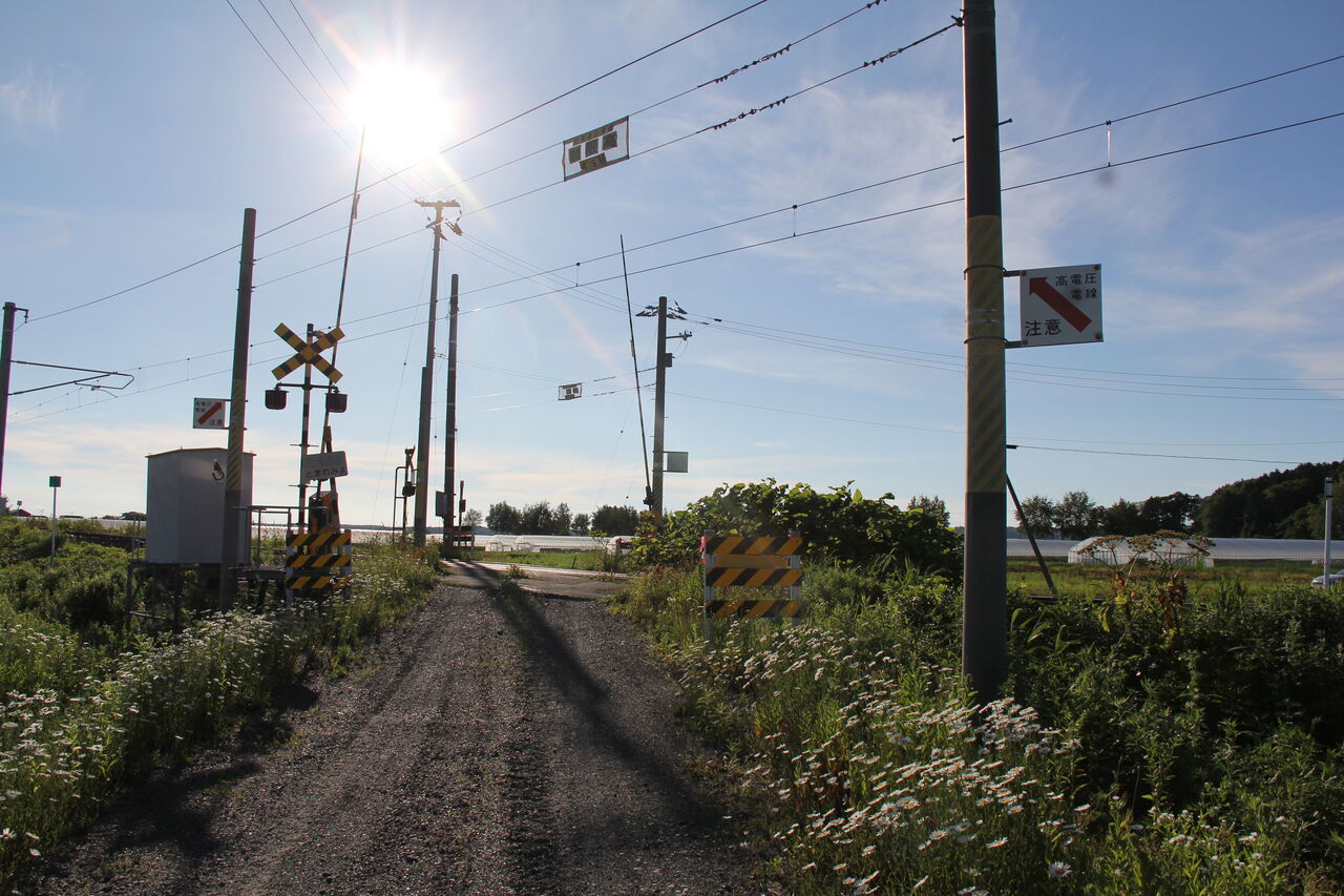 JR札沼線]伊達山踏切（27k567m） : 北海道踏切調査室（HBC）