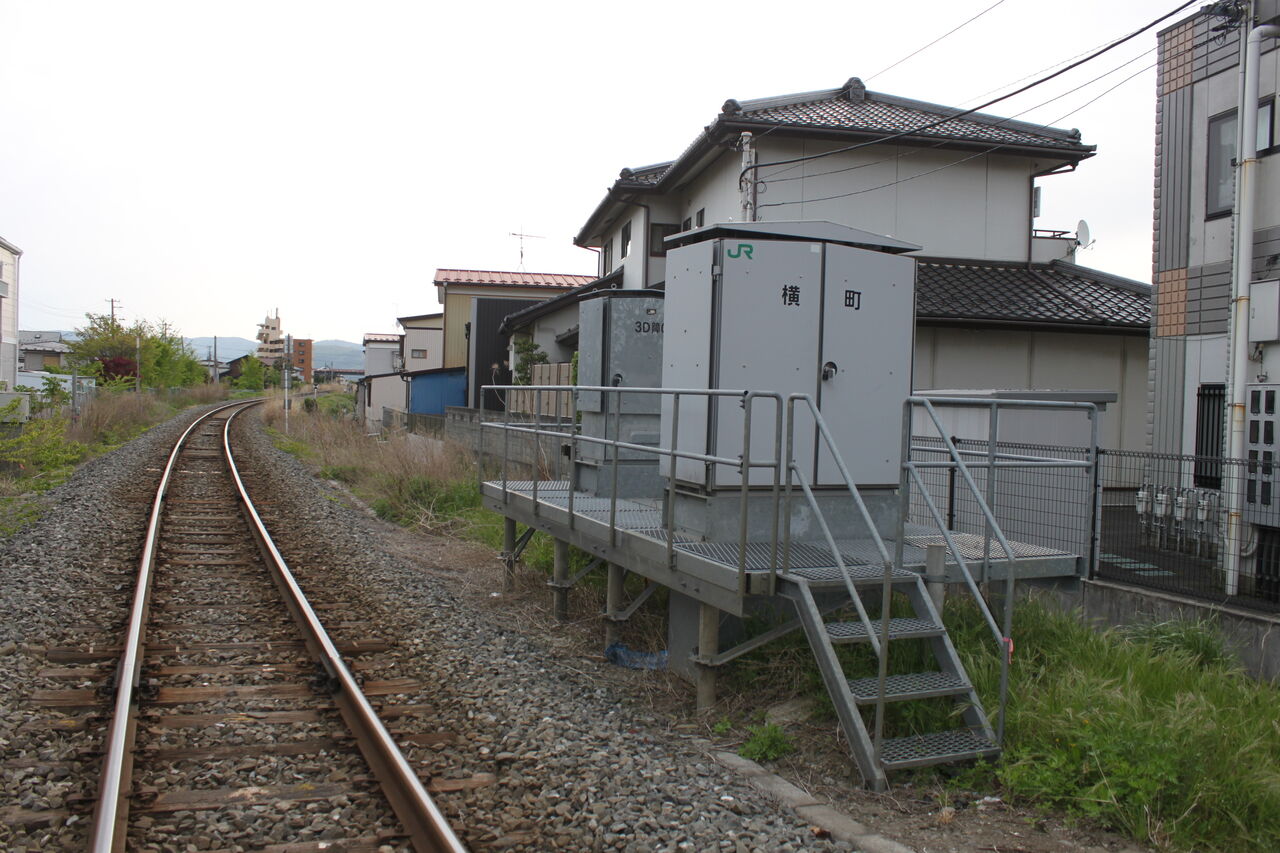 JR石巻線]横町踏切（28k619m） : 北海道踏切調査室（HBC）