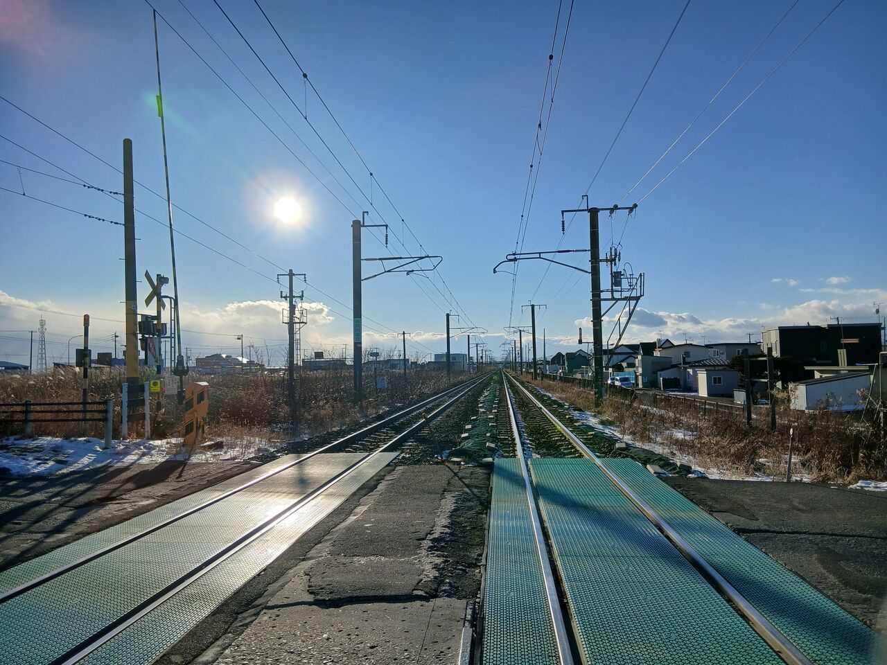 [JR室蘭線]糸井川通り踏切（128k444m） 北海道踏切調査室（HBC）