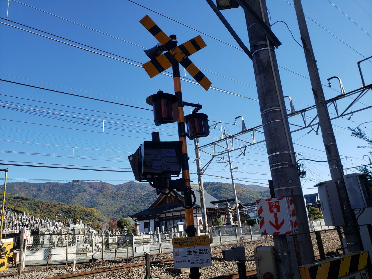JR中央線（JR東日本区間）・身延線]金手踏切（131k423m,86k868m