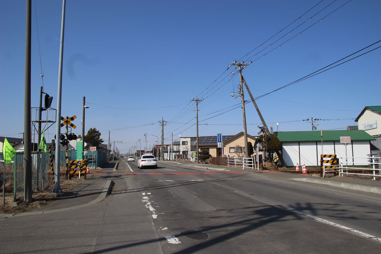 JR北海道 踏切注意看板 JR北海道 踏切注意看板