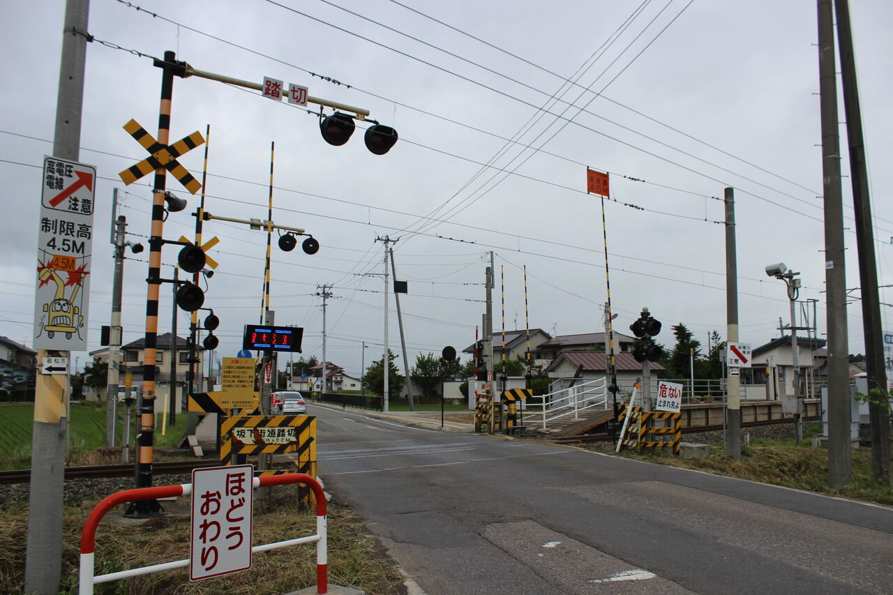 Jr磐越西線 坂下街道踏切 5k492m 北海道踏切調査室 Hbc