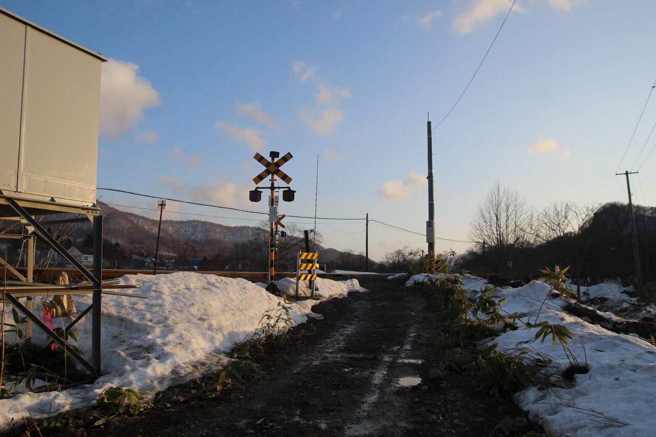JR函館線]野本踏切（226k283m） : 北海道踏切調査室（HBC）