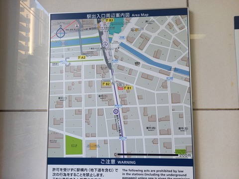 oshiage_exit_map