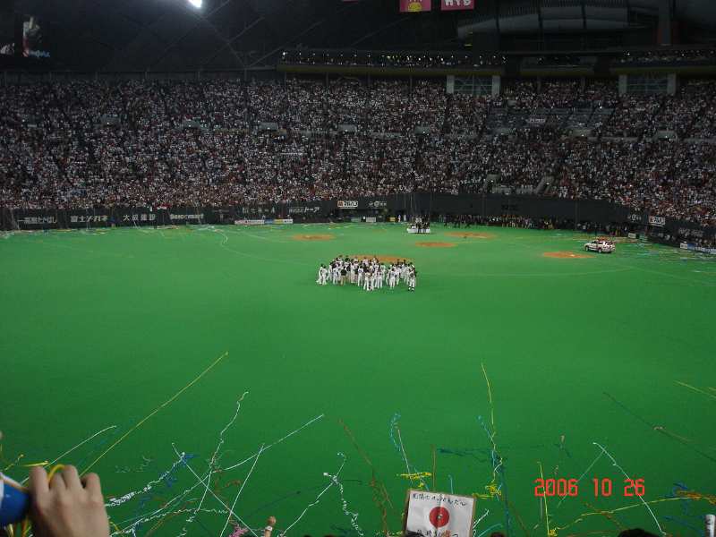 2006]10月26日の北海道日本ハム対中日[日本ｼﾘｰｽﾞ]5回戦＠札幌