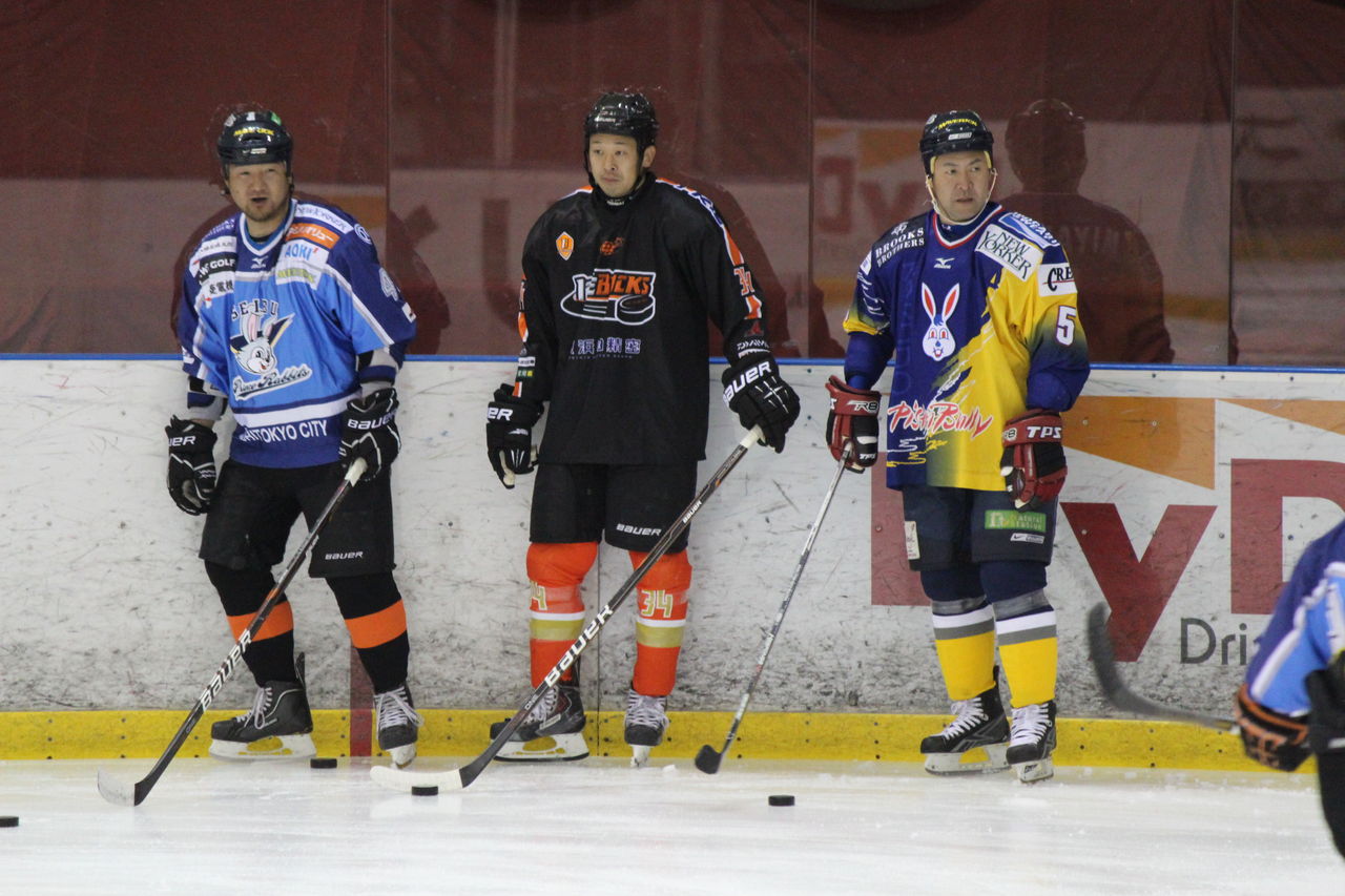 14 5月24日のコクド 西武ob戦 ダイドードリンコアイスアリーナ スコアシートを持って