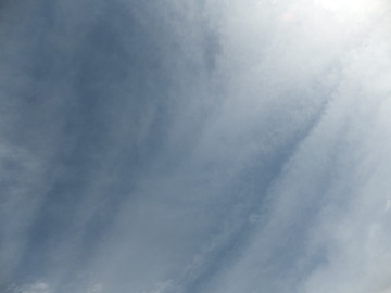 春一番に雲が掃かれてゆく