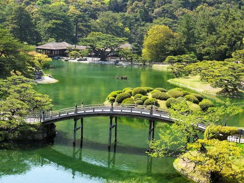 Ritsurin garden(Takamatsu,Kagawa,Japan)