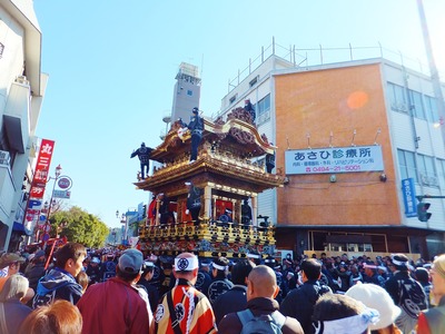 4・方向転換完了。秩父神社へ