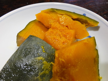 冬至のカボチャ