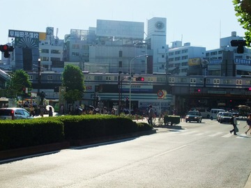 高田馬場駅と早稲田通