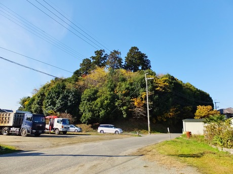 8・南東から稚櫻神社を見る