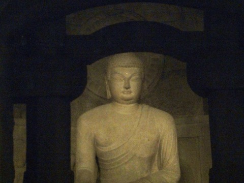 石窟庵の釈迦如来像御顔