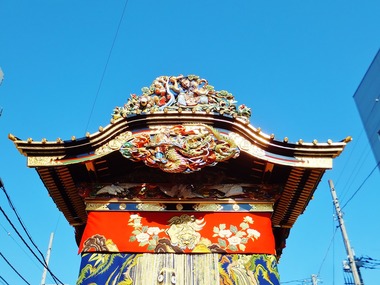 5・上町屋台後面鬼板