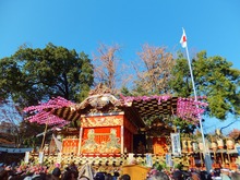 本町屋台の舞台出来上り