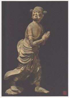 安倍文殊院善財童子立像