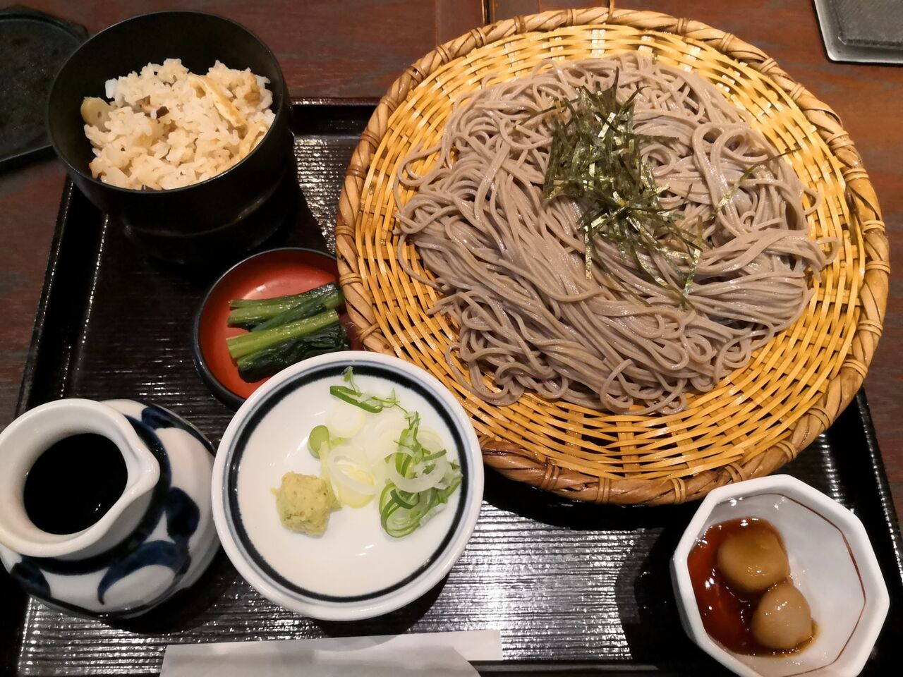 ざる蕎麦定食 信州そば処 そじ坊 京都五条イオンモール店 右京区西京極 京都目線 Fwf彡