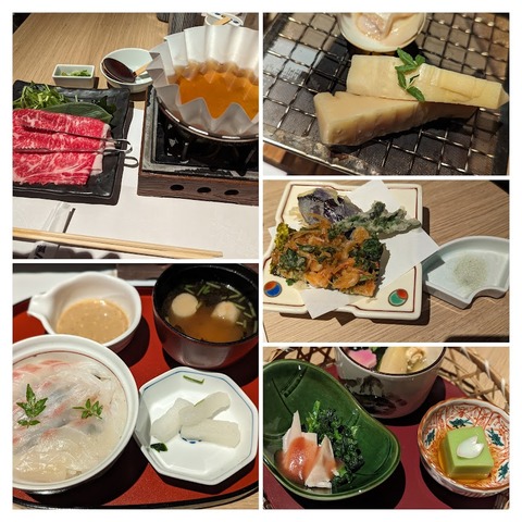 京都リサーチパークの【かごの屋】で「春の味覚御膳」を食べてきた