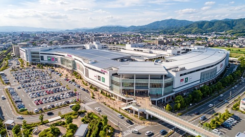 【最大級】京都府内にある売場面積が大きなイオンモールランキング