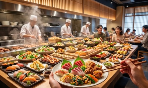 【ビュッフェ・オーダーバイキング】京都市周辺にある食べ放題の名店　５選