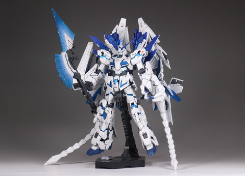 完成品】ユニコーンガンダム光の結晶体 MG ペルフェクティ