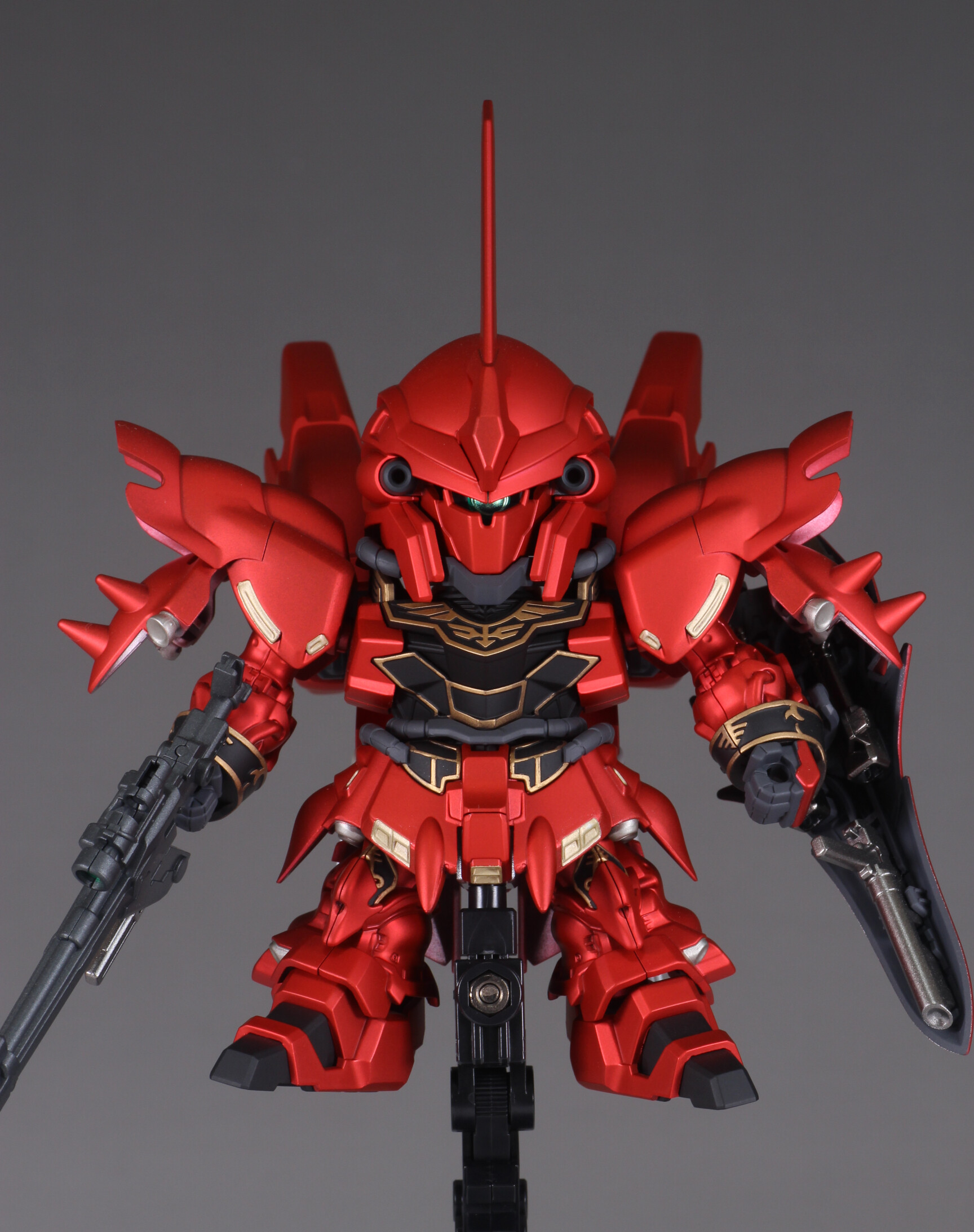 BB戦士 SDシナンジュ 全塗装 完成品 マッドキャンディ仕上げ