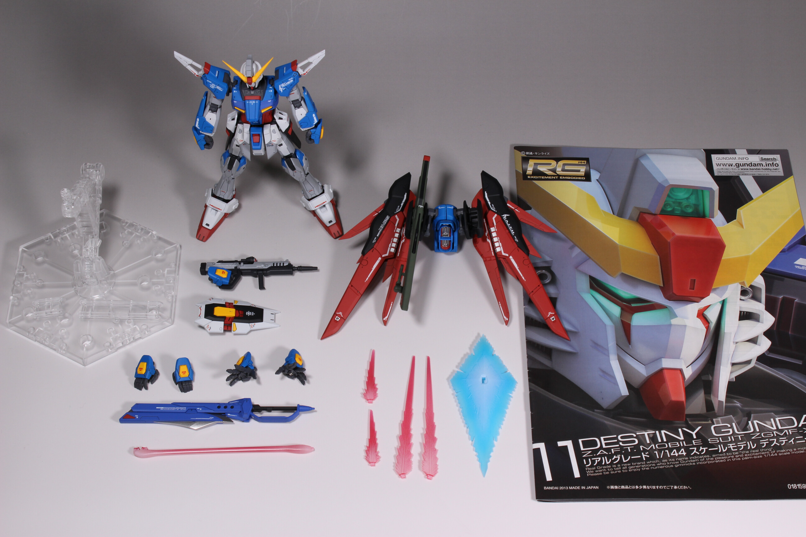 RG 1/144 デスティニーガンダム 全塗装 : Namicomのガンプラ