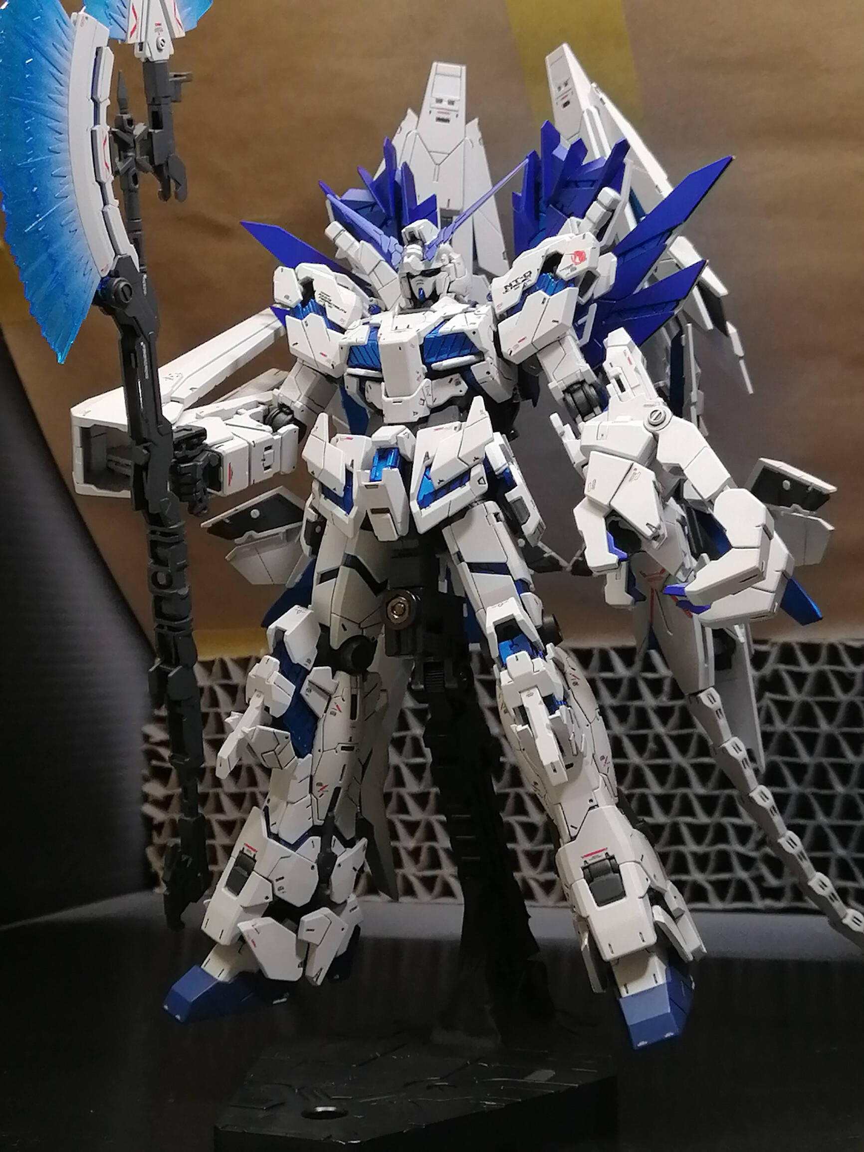 RG】ユニコーンガンダム・ペルフェクティビリティを全塗装！完成