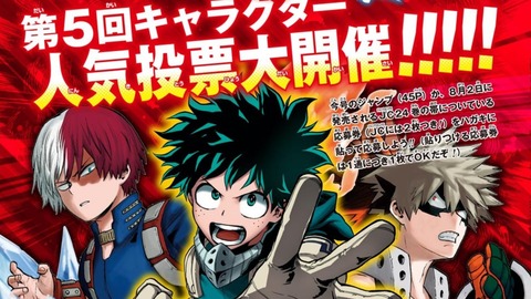 人気投票第5回開催