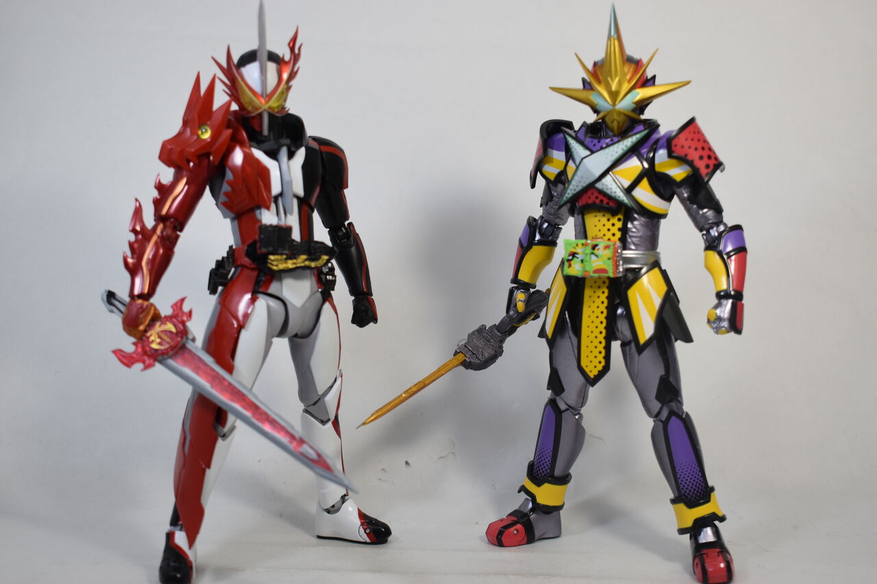 S.H.Figuarts 仮面ライダー最光 金の武器 銀の武器/エックスソードマン
