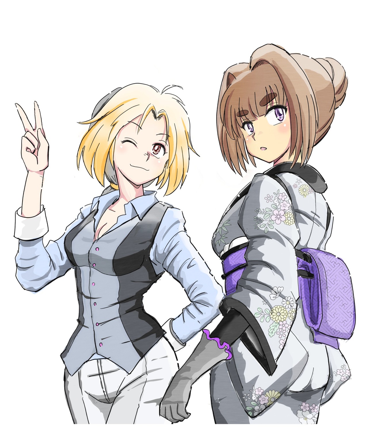 色ぬり　ペン入れ