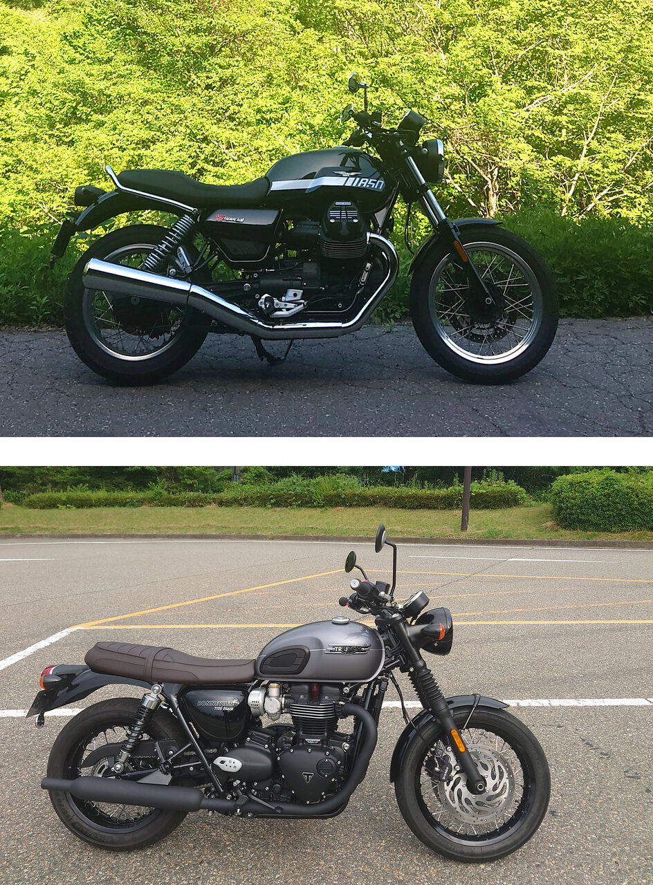 MotoGuzzi V7」と「Bonneville T120」の違いについて : へっち MotoGuzzi V7」と「Bonneville T120」の違いについて : へっち