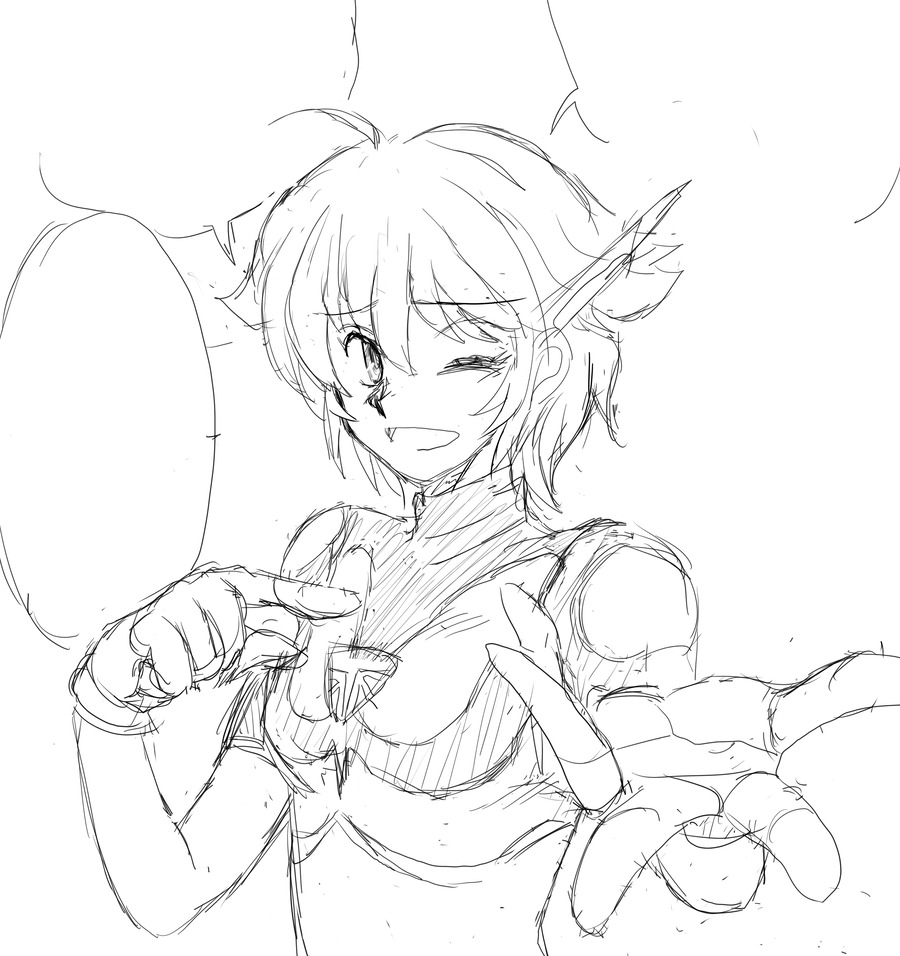 八つ裂き・下絵