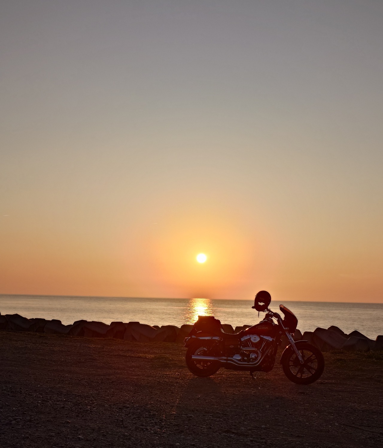 夕日