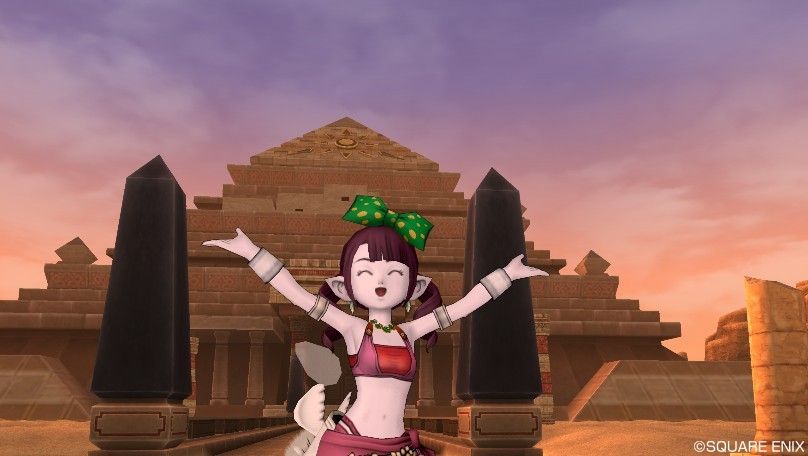 ピラミッド探検 黒いあいつと戦うにゃ ドラクエ10居残り組ブログ