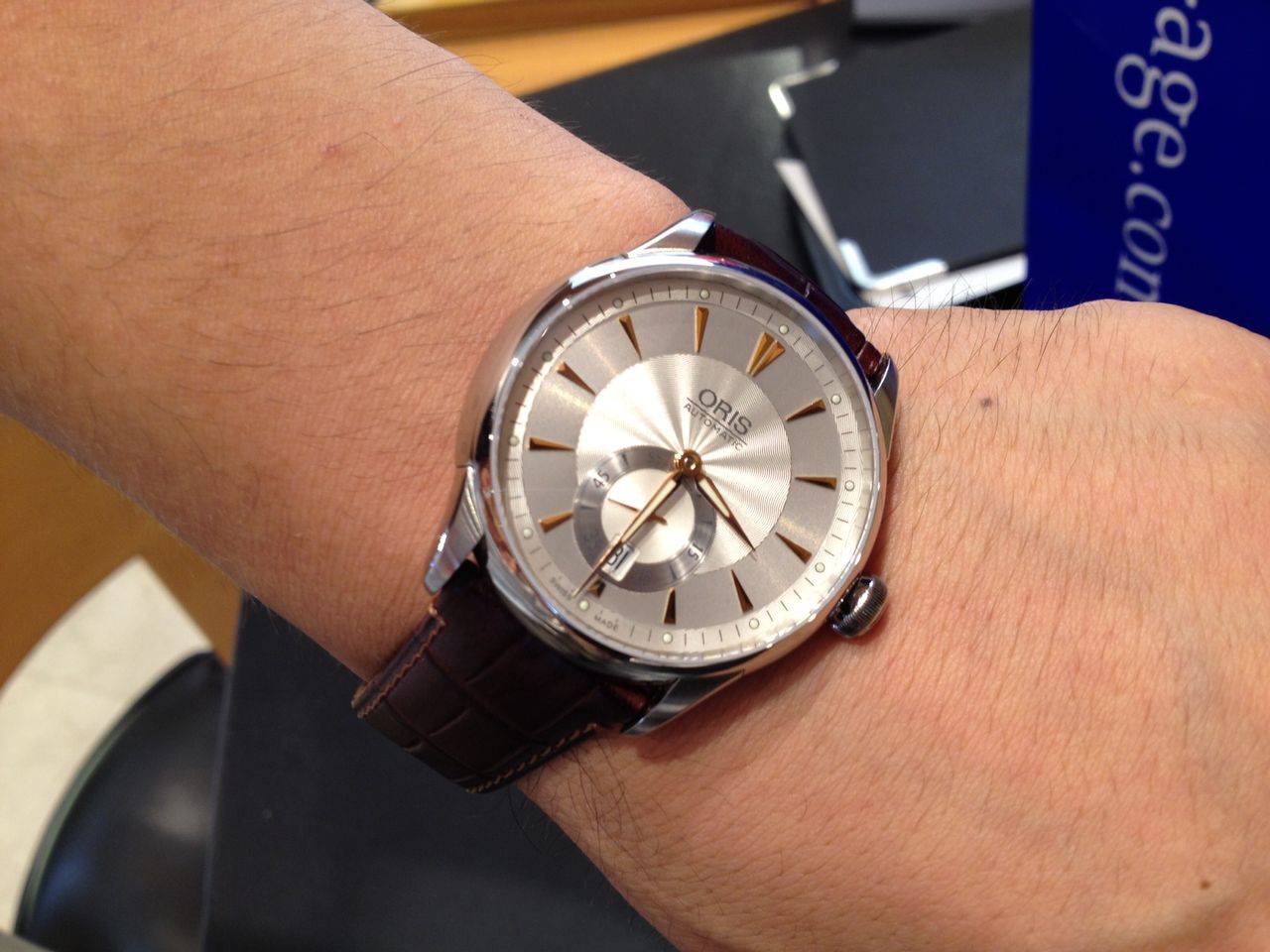 スタイルズ(STYLES) オリス ORIS アートリエ スモールセコンド 自動巻