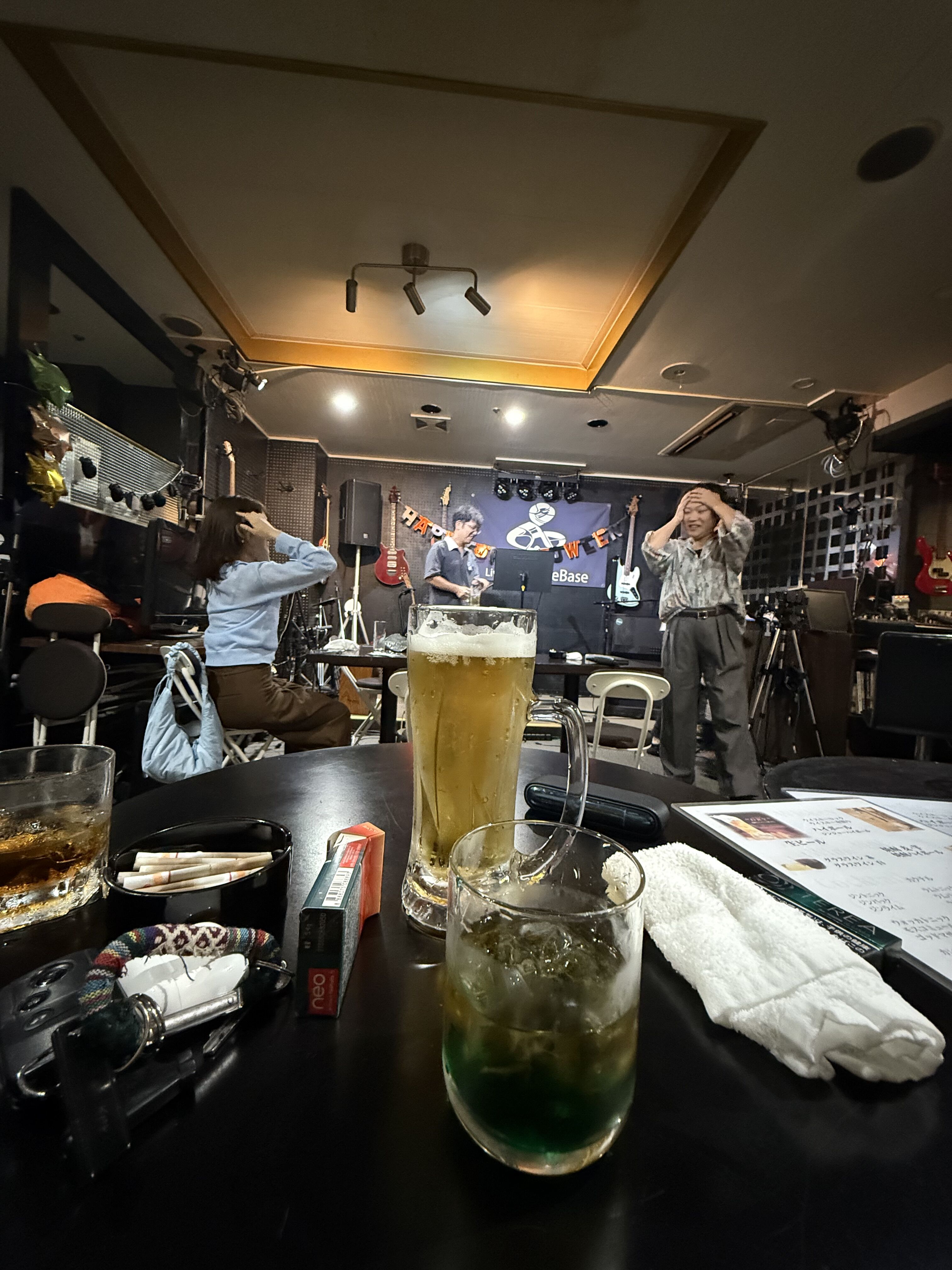 初ライブBARとポップコーン🍿【オカマリレー(ハイファミリア・TOY SOLDIER・七色パトス)】