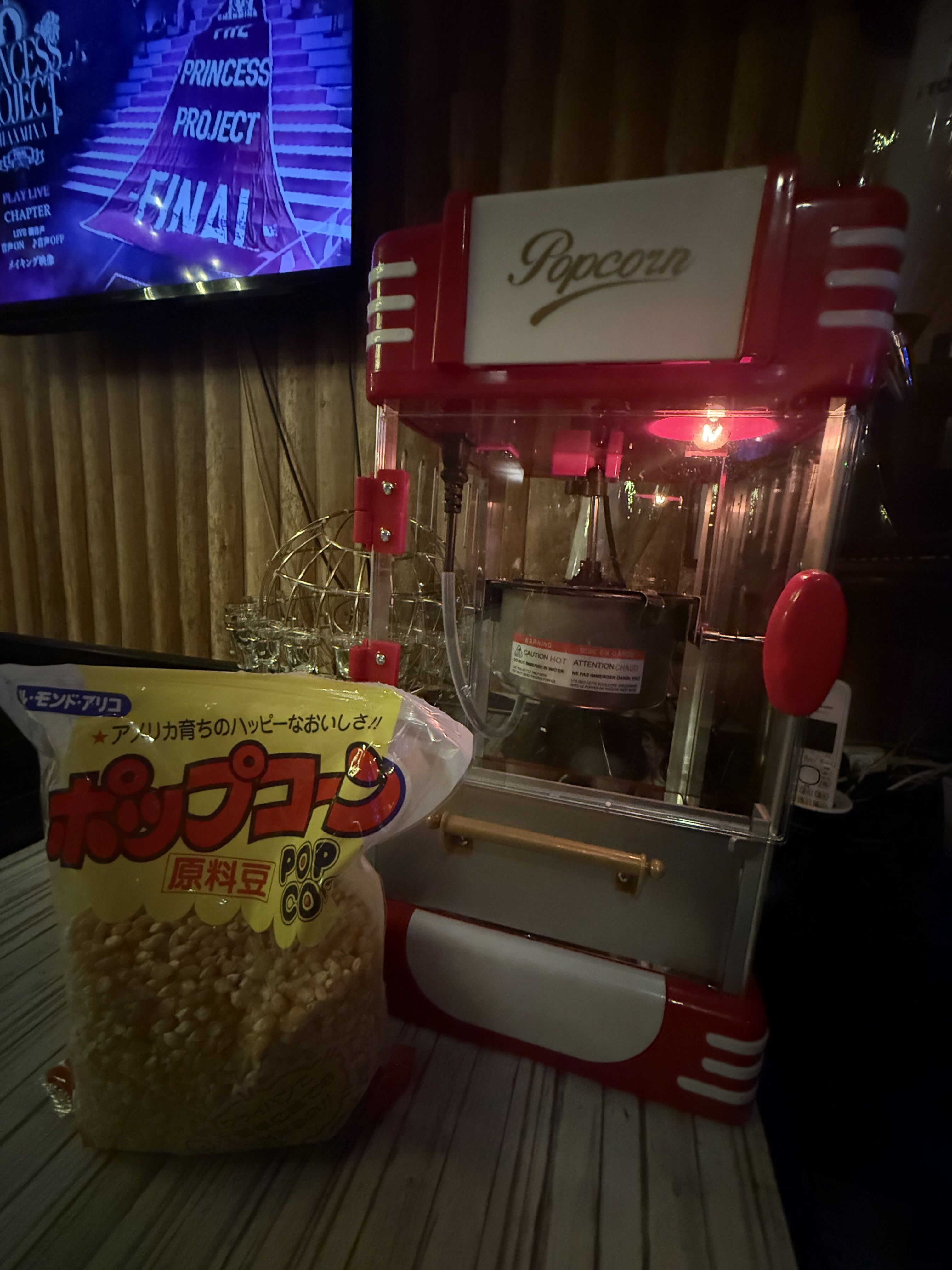 初ライブBARとポップコーン🍿【オカマリレー(ハイファミリア・TOY SOLDIER・七色パトス)】